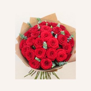 25 RED ROSES